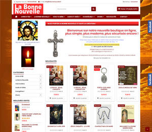 migration vers prestashop du site La Bonne Nouvelle