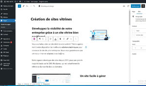 interface de gestion e-commerce